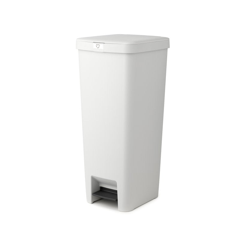 Brabantia Pedal Bin StepUp  Ljusgrå - 40L gyllene i rostfritt-stal