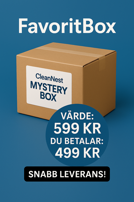 CleanNest FavoritBox – Mest för pengarna (499 kr – värde ca 599 kr)