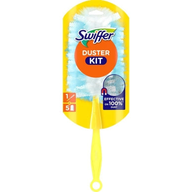 Swiffer Duster Startkit Dammvippa + 5st Refill vitt
