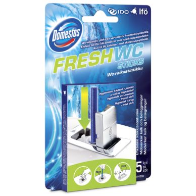 Domestos Fresh WC-Sticks Ocean 5-pack gron