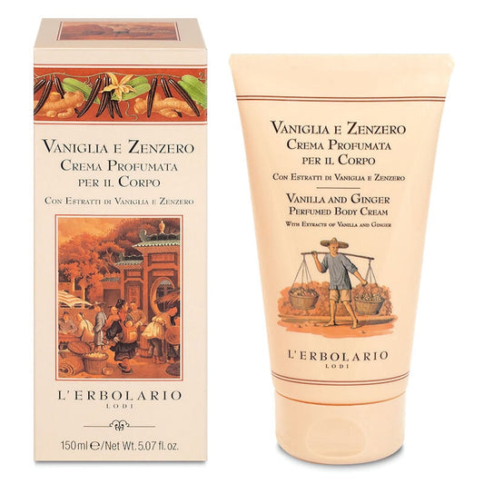 L'Erbolario Kroppskräm Vanilj Ingefära - 150ml