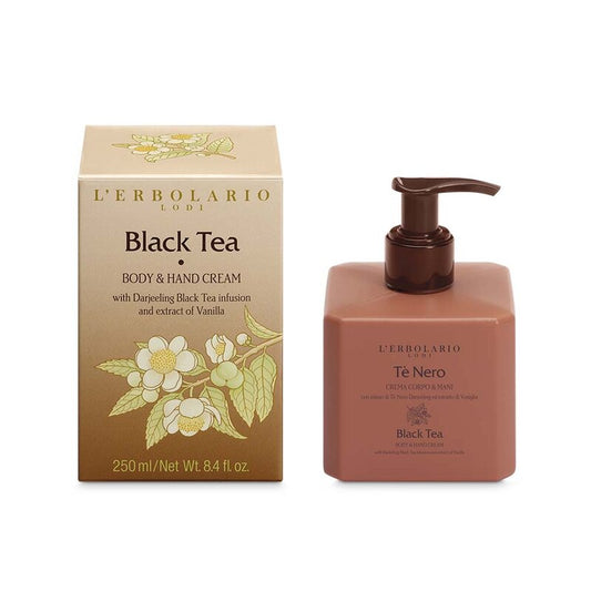 L'Erbolario Kropp och handkräm Svart Te - 250ml