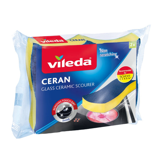 Vileda Glaskeramiksvamp 2-Pack rott