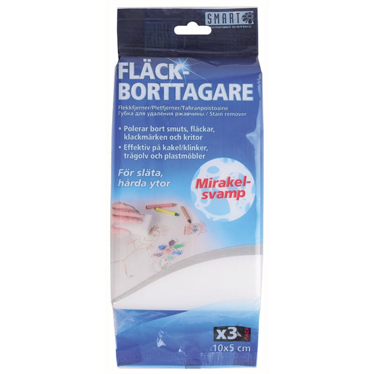 Smart Fläckborttagare Svamp - 3Pack vitt i gummi