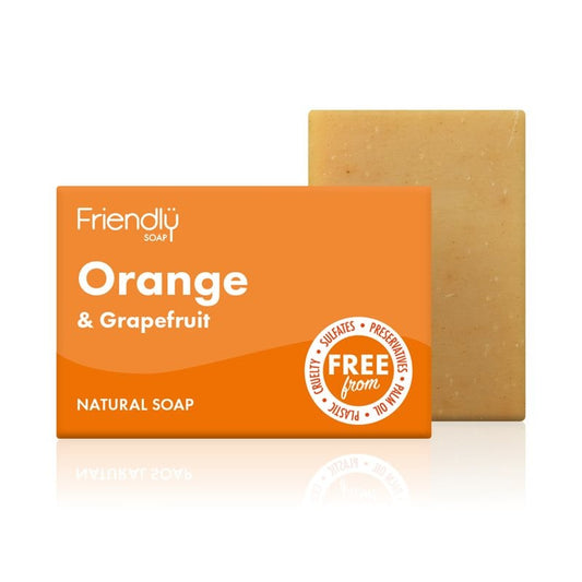 Friendly Tvål Orange & Grapefruit - 95g från Friendly Soap