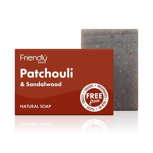 Friendly Två Patchouli & Sandalwood - 95g från Friendly Soap