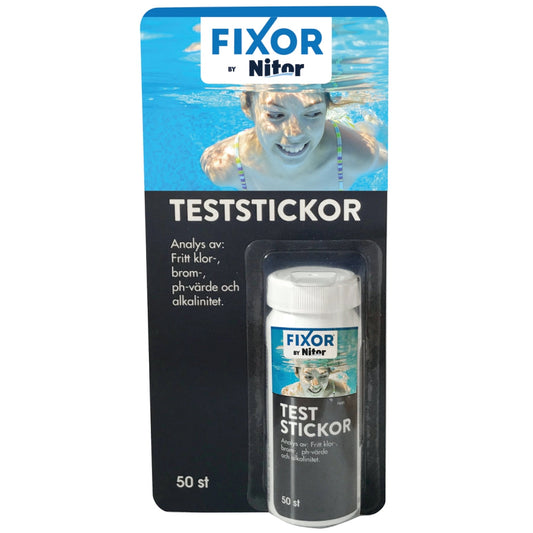 Fixor Teststickor Klor-Brom Ph 50P