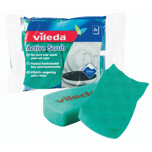 Vileda Rengöringssvamp Activ 2-Pack rott