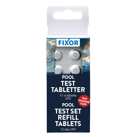 Fixor Testtabletter Klor DPD - 10ST