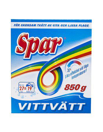 Spar Tvättmedel Vittvätt 850g - 31 Tvättar vitt