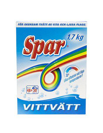 Spar Tvättmedel Vittvätt 1700g - 48 Tvättar vitt