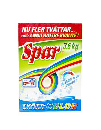 Spar Tvättmedel Color 3600g - 129 Tvättar vitt