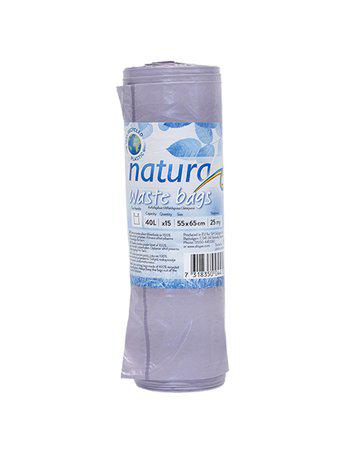 Avfallspåsar Lila 40 L 15-Pack bla från Natura