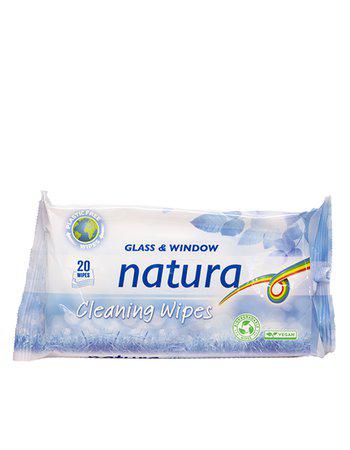 Natura Våtservett Glas Plastfria 20-Pack vitt
