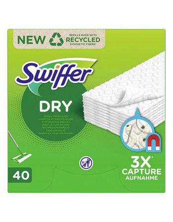 Swiffer Sweeper Torra Rengöringsdukar Refill 40-Pack vitt