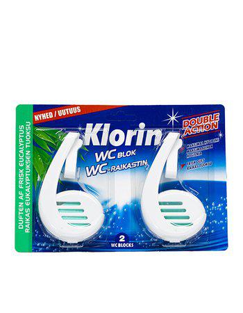 Klorin WC Block 2-Pack vitt