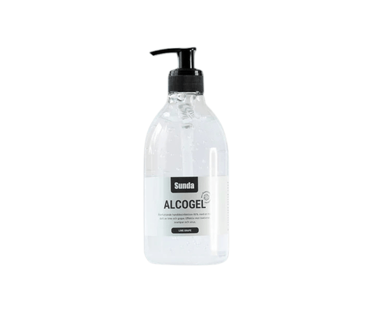 Sunda Alcogel 85% Lime & Grape - 500 ml - Effektiv Handdesinfektion med Frisk Doft