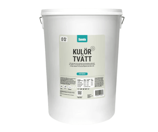 Sunda Kulörtvätt Pulver  - 832 Tvättar - Högkoncentrerat & Skonsamt för Färgtvätt