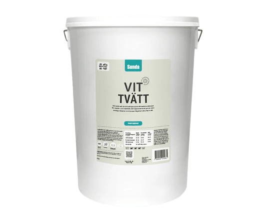 Sunda Vittvätt Pulver - 832 Tvättar - Högkoncentrerat och Miljövänligt gratt