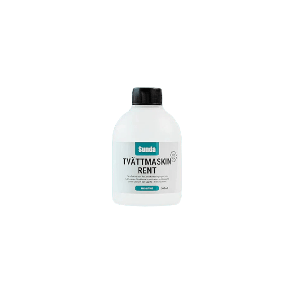 Sunda Tvättmaskinrent Mild Citrus - 300 ml – Effektiv rengöring för din tvättmaskin
