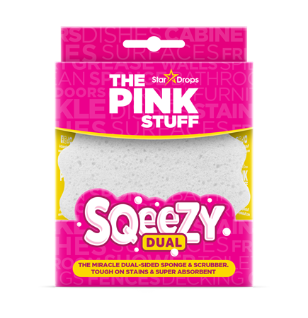 The Pink Stuff Squeezy Dual scrub/sponge
