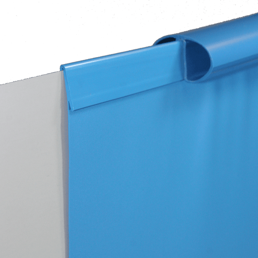 PLANET POOL Standardliner Ø 450 H 120 cm, 0.4 mm tjock, blå, svetsad hängprofil från Planet Pool