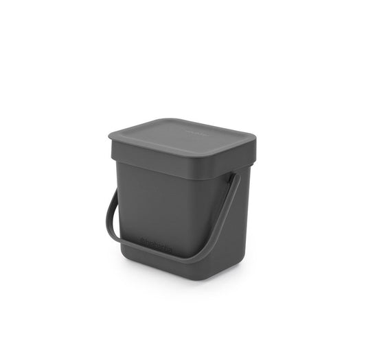 Brabantia Sort & Go Waste Bin 3L Grå