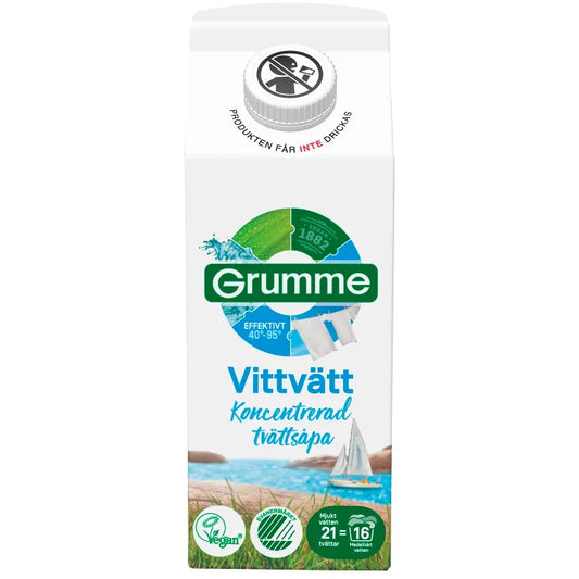 Grumme Flytande Vittvätt - 750ml vitt