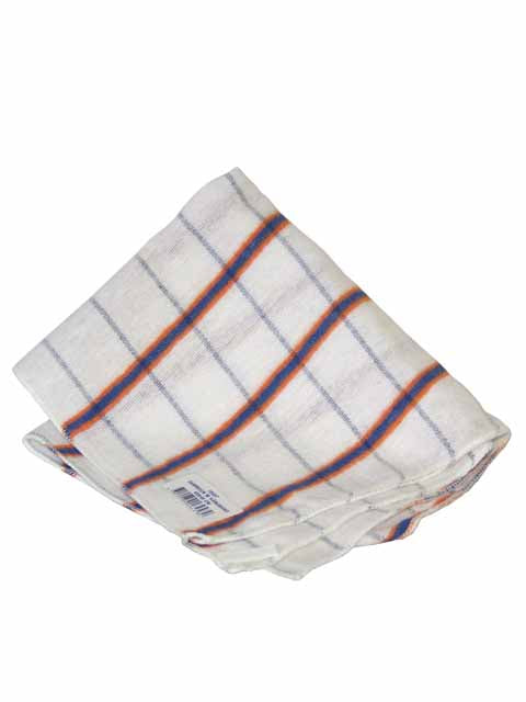 Kron Dammduk med hängband - 45x45cm randig i bomull