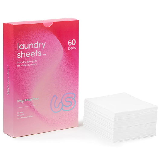 Laundry Sheets Fregrance Free - 60 Tvättar bla