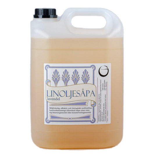 Grunne Linoljesåpa Lavendel - 5L svart
