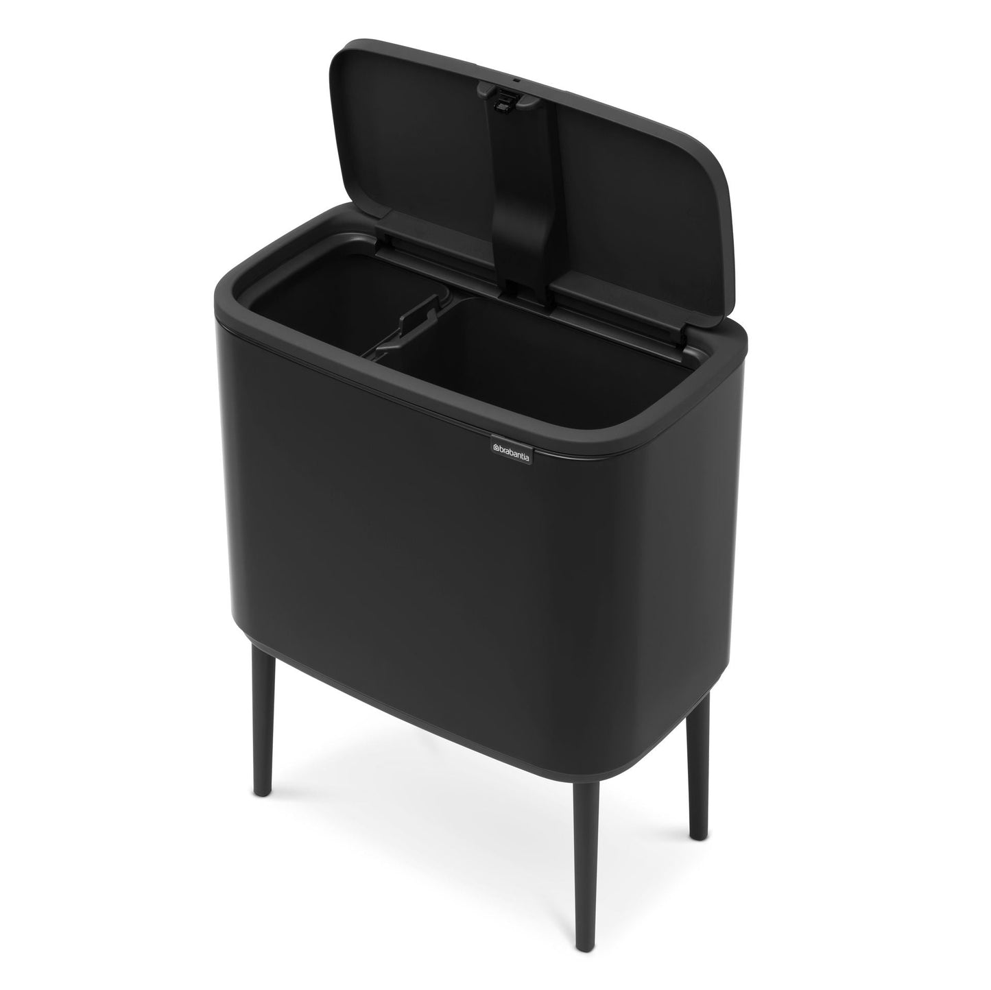 Brabanita Bo Touch Bin Med Ben Matt Svart - 11+23L