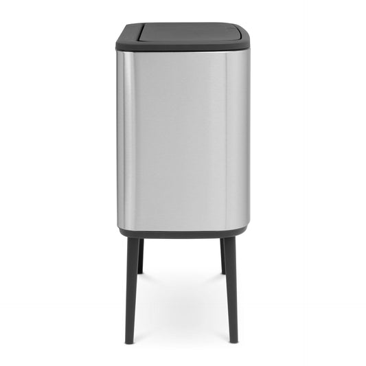 Brabanita Bo Touch Bin Med Ben Matt Rostfritt Stål Fingerprint Proof - 11+23L