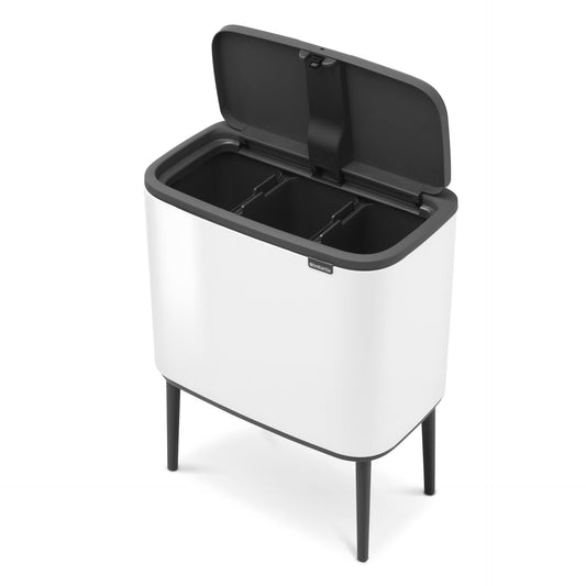 Brabanita Bo Touch Bin Med Ben Vit - 3x11 L