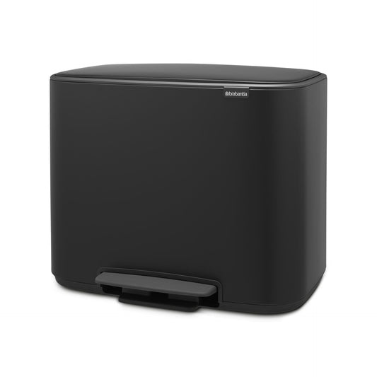 Brabantia Bo Pedal Bin Matt Svart - 36L