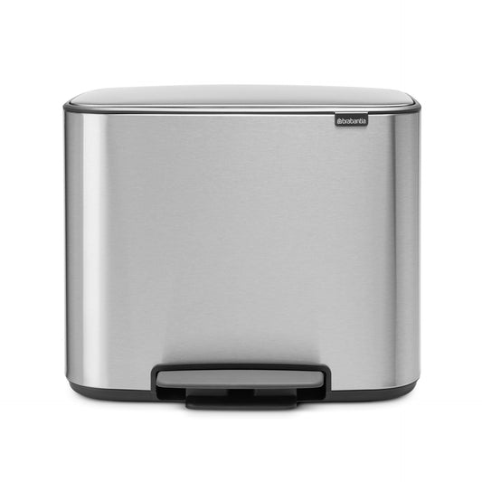 Brabantia Bo Pedal Bin Matt Stål Fingerprint Proof  - 36L gyllene i rostfritt-stal