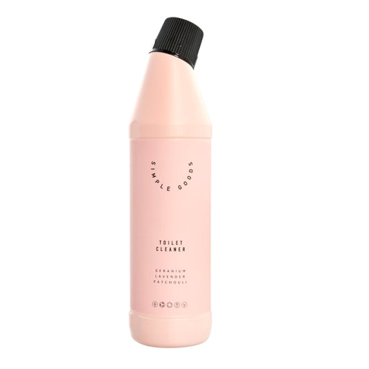 SIMPLE GOODS Toilet Cleaner Geranium Lavender Patchouli - 750 ml svart