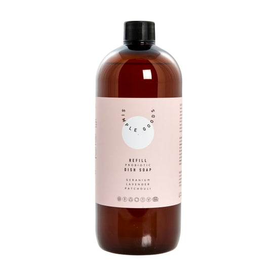 SIMPLE GOODS Refill Dish Soap Geranium Lavender Patchouli - 1000ml