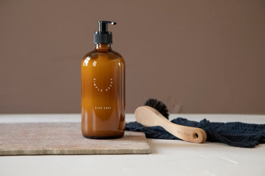 SIMPLE GOODS Empty Glass Bottle Dish Soap - 500ml