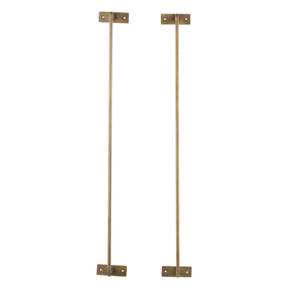 LENE BJERRE Dana Handdukshållare – 9x10x77 cm, Ljus Guld vitt