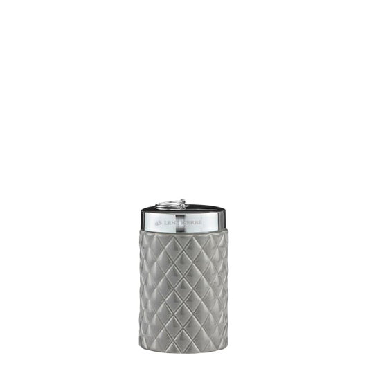LENE BJERRE Portia Burk – Ø9x14 cm, Mellangrå/Silver vitt