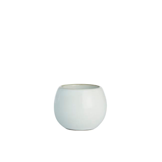 LENE BJERRE Amera salt cellar Ø6X5 cm, White Sands vitt