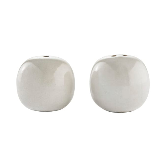 LENE BJERRE Amera Salt- & Pepparset – 4,5x4,5x4 cm, White Sands vitt