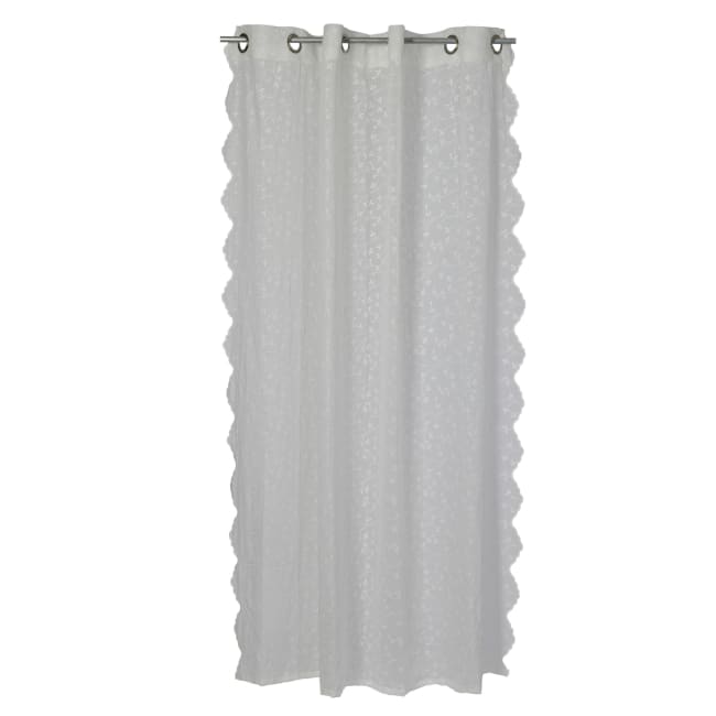 LENE BJERRE Eloise Duschdraperi – 200x160 cm, Off White vitt