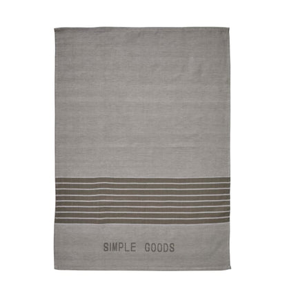 SIMPLE GOODS Striped kitchen towel - 70x50 cm