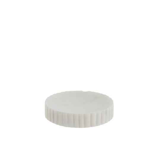 LENE BJERRE Eliana Tvålfat – 12x12x2,5 cm, Vit vitt