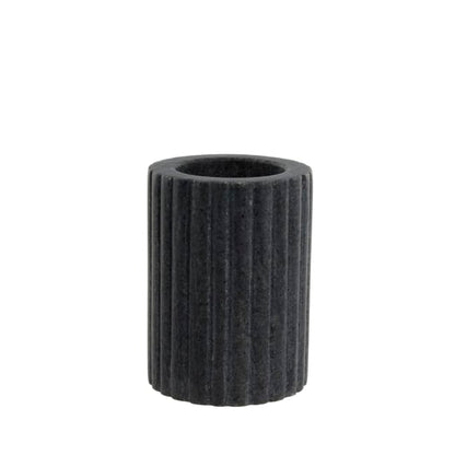 LENE BJERRE Eliana Tandborstmugg – 8x8x10,5 cm, Svart vitt
