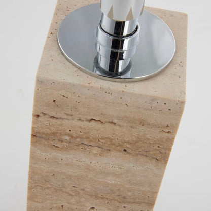LENE BJERRE Travina Tvåldispenser – 6,5x6,5x19 cm, Linen