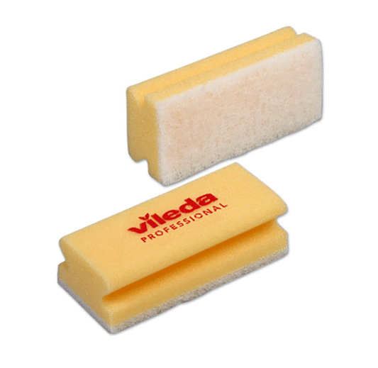 Vileda Skursvamp Vit 10-pack randig