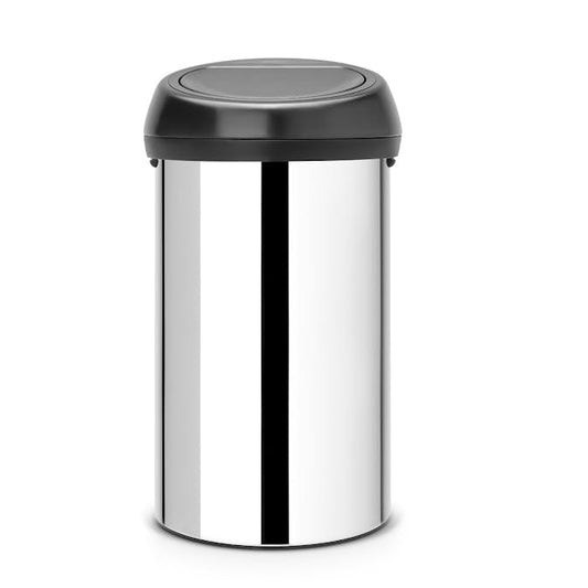 Brabantia Touch Bin New Rostfri Blank Stål - 60L gyllene i rostfritt-stal